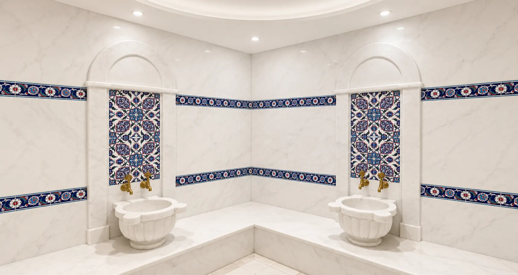 Sn. Nabil Rouis Villası Hamam Restorasyonu ve Buhar Odası Dönüşümü – Florya İstanbul