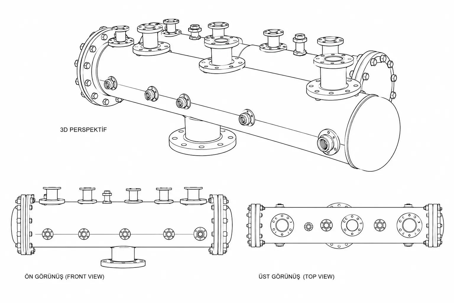 Custom-manufactured HDPE collector system