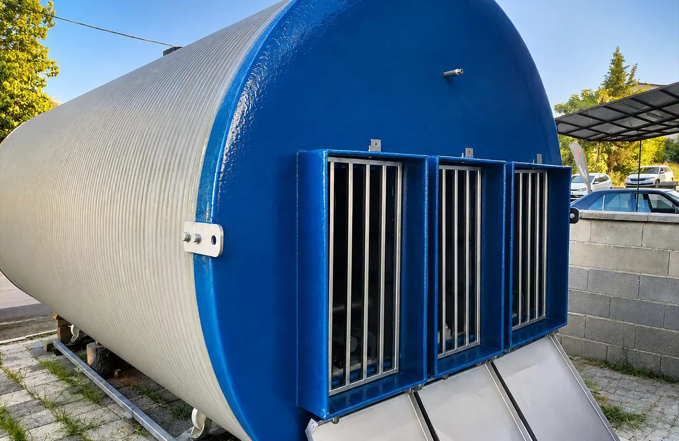 Terfi tankı montaj çalışmaları
