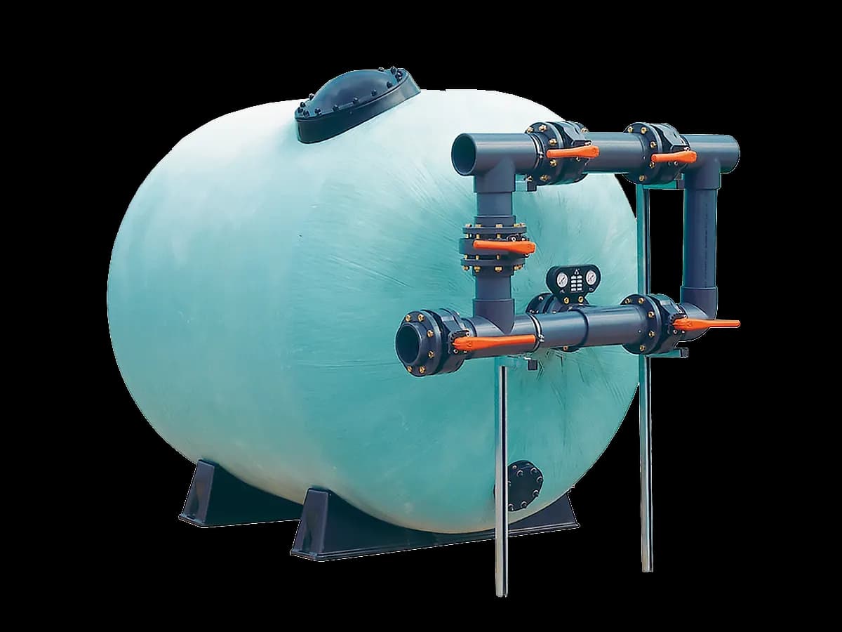 Rodas Horizontal Filament-Wound Sand Filter – Public Pools
