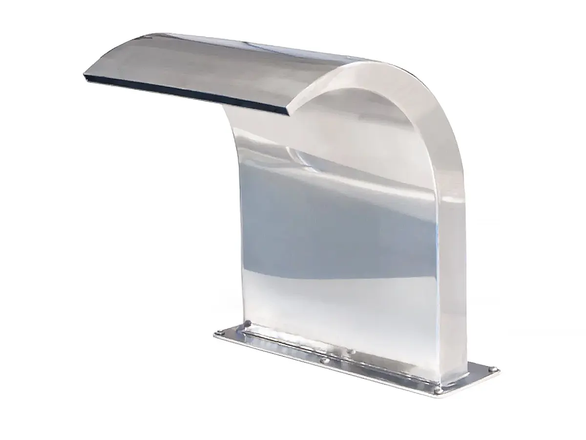 A-350 and A-500 Stainless Steel Pool Waterfall
